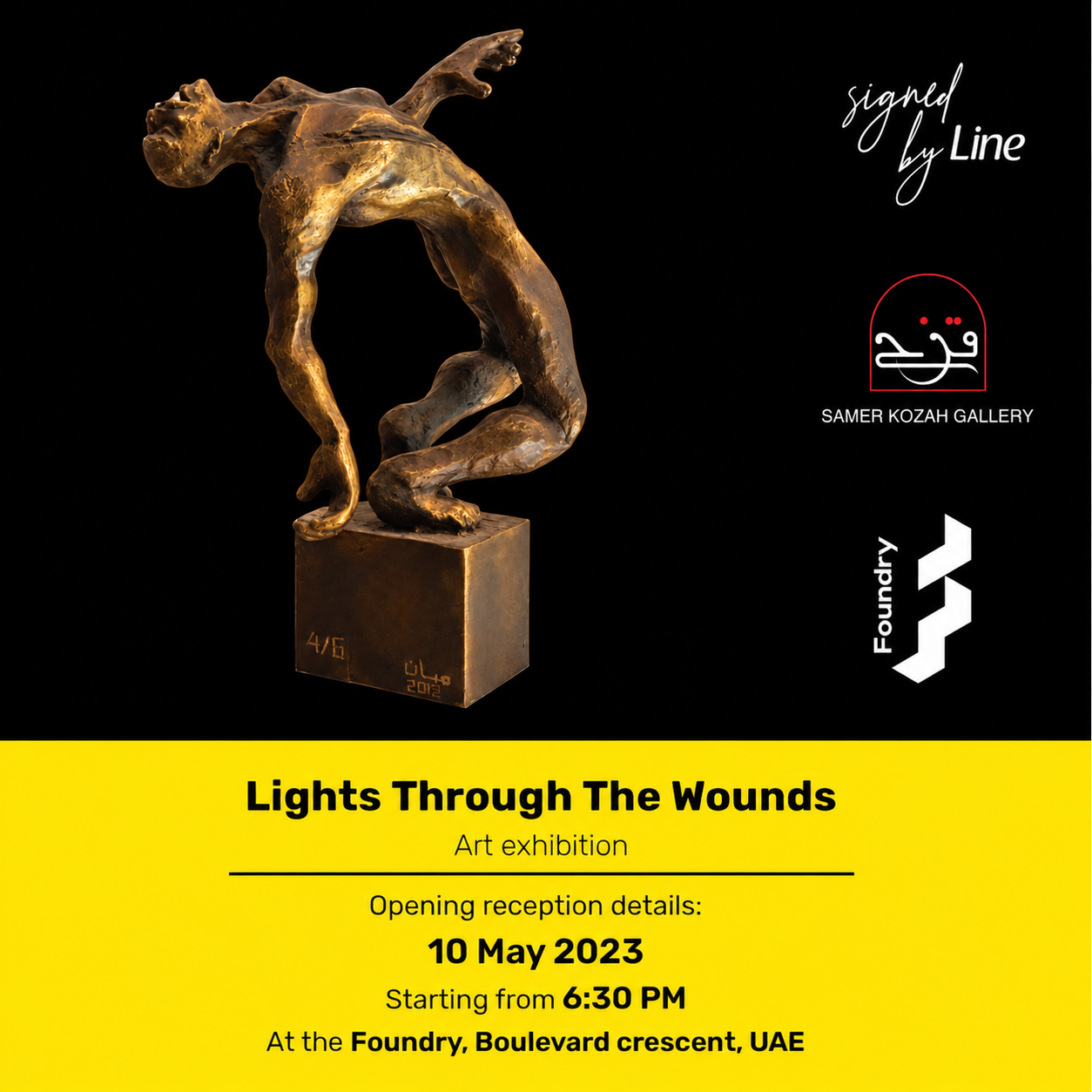 Lights Through the Wounds exhibition cover